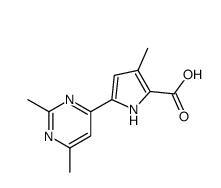 CAS  5-(2,6-dimethylpyrimidin-4-yl)-3-methyl-1H-pyrrole-2-carboxylic Acid