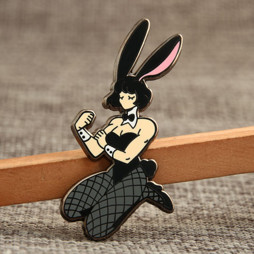 Bunny Girl Custom Enamel Pins
