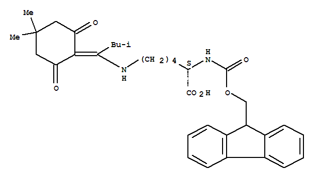 N - Fmoc - N '- [1 - - (4,4 - диметил - 2,6 - диоксициклогексан - 1 - подкил) - - 3 - метилбутил] - л - лизин