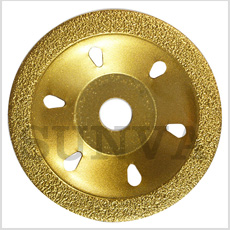 Brazed Diamond Grinding Wheel Disc for stone marble profile wheel