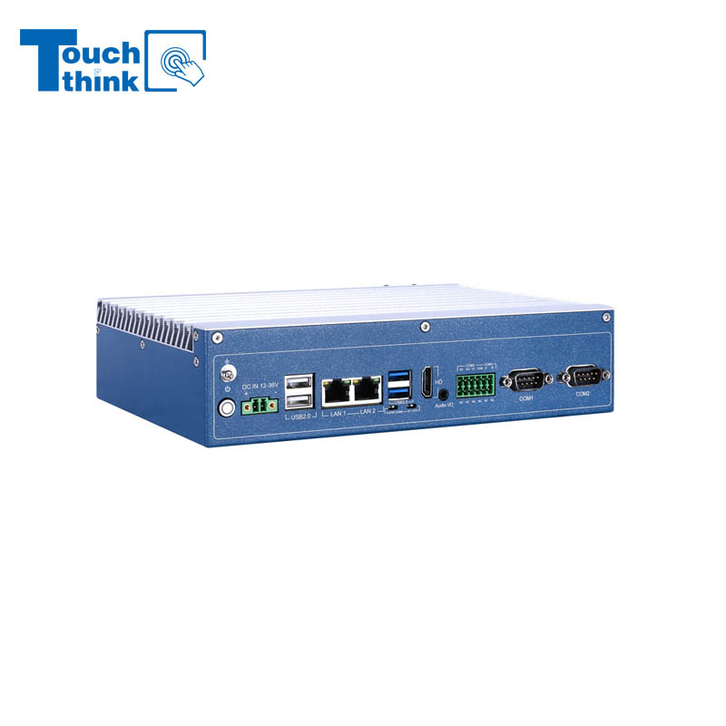 Промышленный мини-ПК без вентилятора, корпус типа Box PC, Windows 10 64-бит, на базе архитектуры X86, эффективный промышленный компьютер для приложений сбора данных.