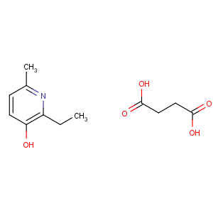 丁二酸2-乙基-6-甲基-3-吡啶醇（1:1）