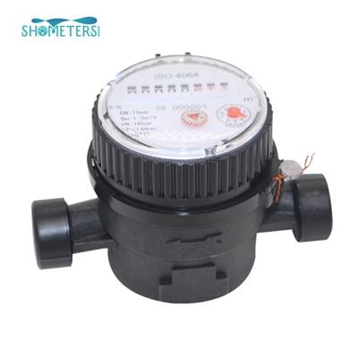 Domestic Plastic Class B Single Jet Indoor Water Meter