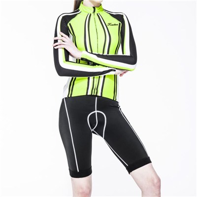 Tontos Green Cycling Uniform For Ladies