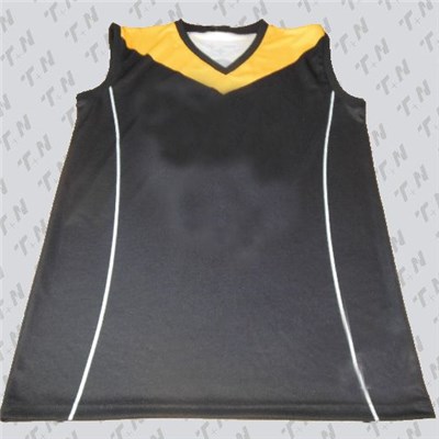 Basketball Jersey Yellow Color