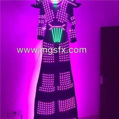 Stilts Walker LED Robot Costume