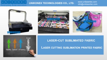 Laser cut sublimated fabric