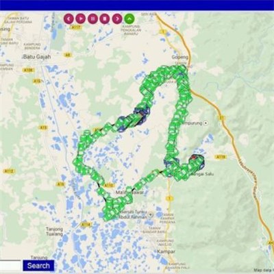 Fleet management software for GPS trackers 