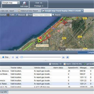 GPS Tracking Software for Fleet Management TRACLOGIS
