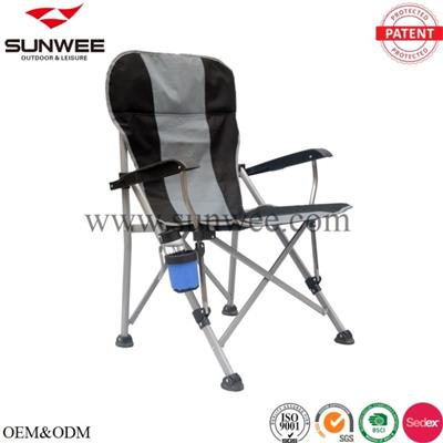 Plastic Armrest Folding Chair