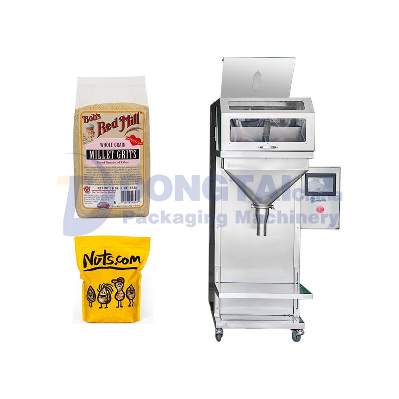 Semi-automatic food granule packing machine Granule packing machine quantitative bagging machine