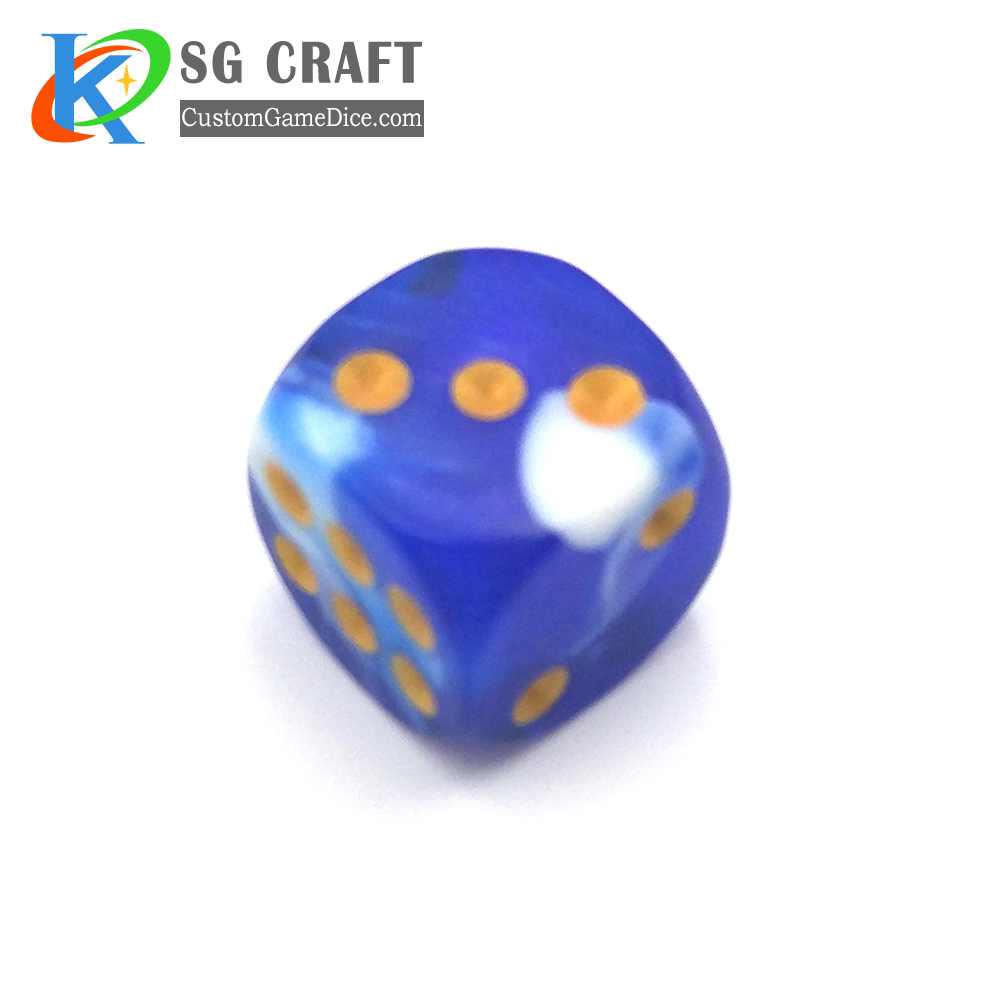 Personalized plastic dice