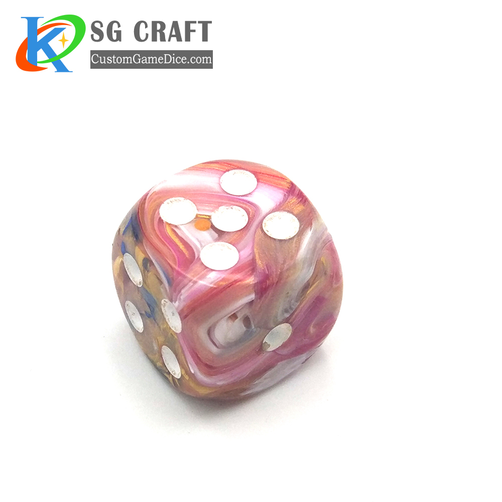 Personalized plastic dice