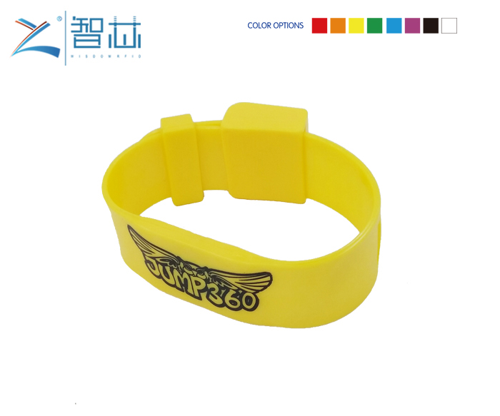 TPU Material Passive Prison RFID Wristband with Magnetic Locks 