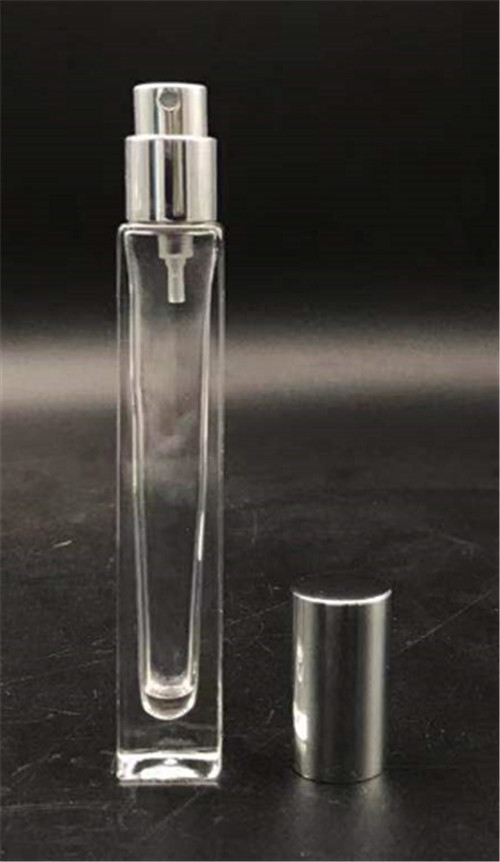 China low price hot selling perfume square tube cling neck glass bottle 10ML wholesale