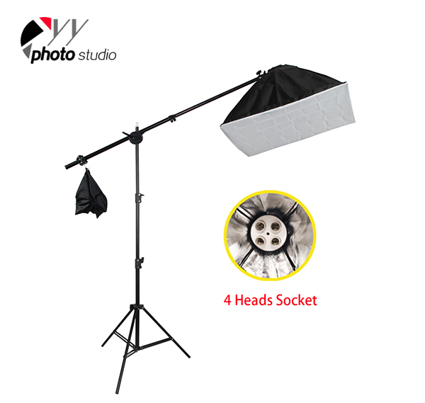 Photo Studio Video Continuous 4 Bulbs Head Lighting Kit, KIT 008 Photo Studio Kits
