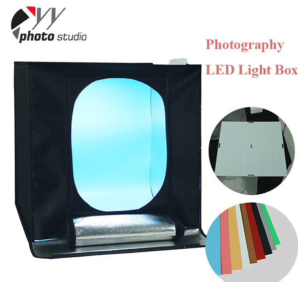 Photo Studio LED Easy-Carry Spuare Light Tent In-A-Box YA441   Light Tents