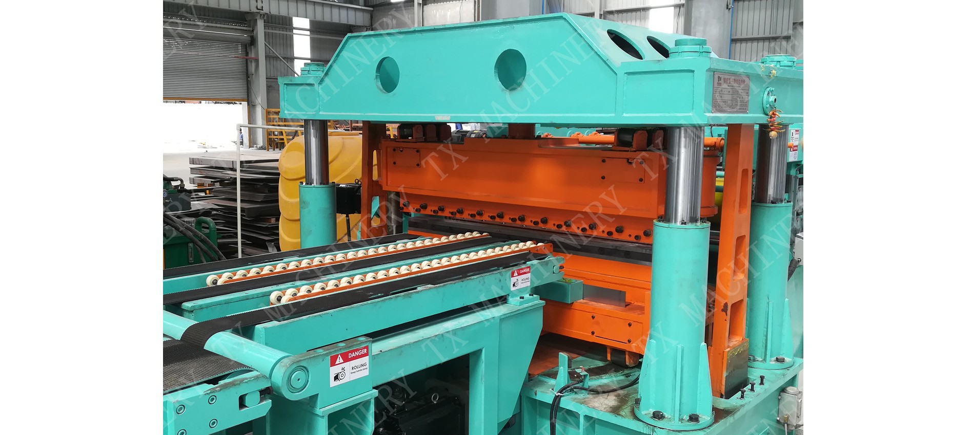 Metal Coil Trapezoidal Shear Cut to Length Line for sale