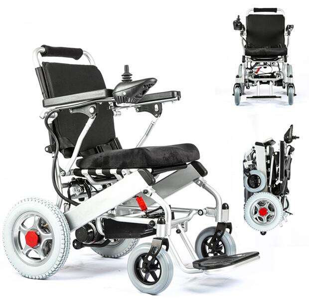 Foldable lightweight power wheelchair