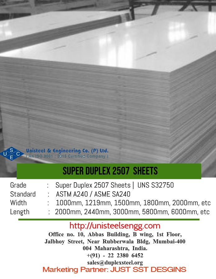 Super Duplex 2507 Sheet