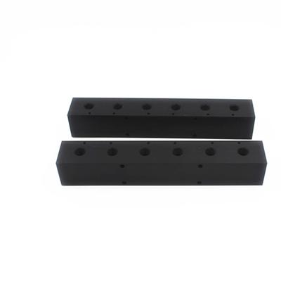 black anodize Cnc turning and milling aluminum parts