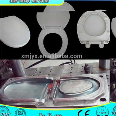 Injection Mold Tooling Low Cost Plastic Injection Molding Toilet Seat Cover Mould