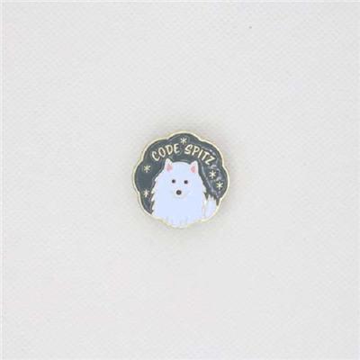 Cute Animal Design Round Soft Enamel Pin