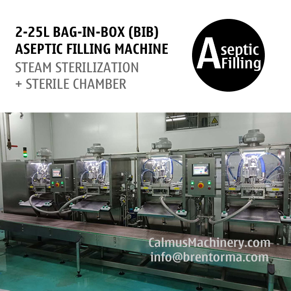 Non-backflow BIB Bag Filler 4-head Bag in Box Aseptic Filling Equipment