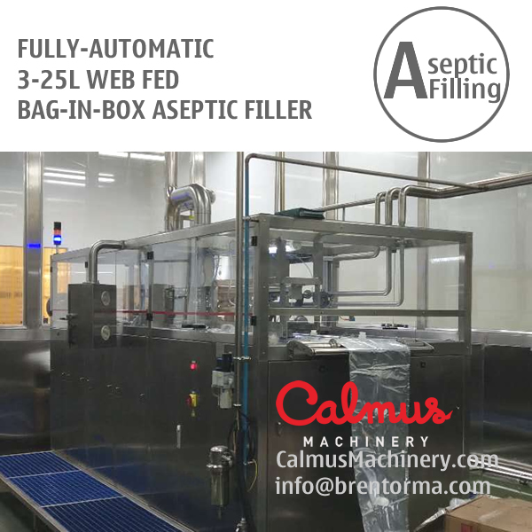 Fully-automatic 3-25L WEB Bag Filling Machine Juice Dairy Bag in Box Aseptic Filler