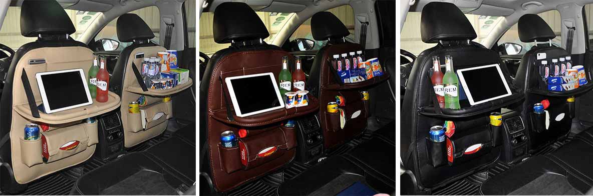 Back Seat Organizer With Tray