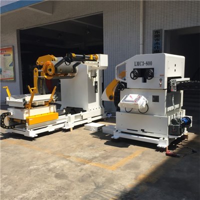 3In1 Metal Coil Decoiler Straightener Feeder Machine