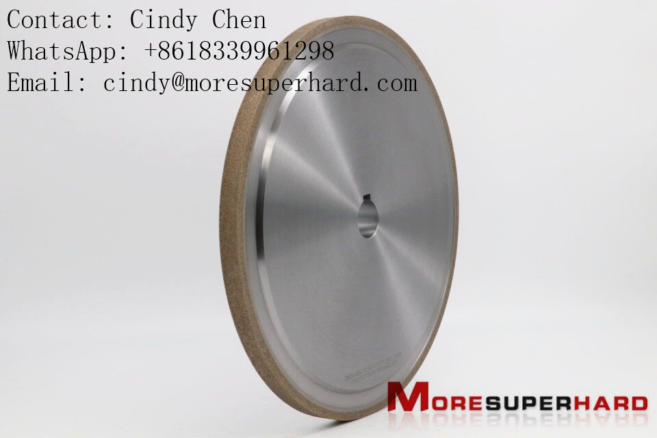 14A1 200mm Metal bond diamond grinding wheel for glass