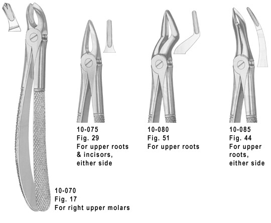Dental Instruments Extracting Forceps, Elevators, Scalar