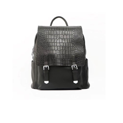 2020 original manufacturer trendy design lady leather croc backpack