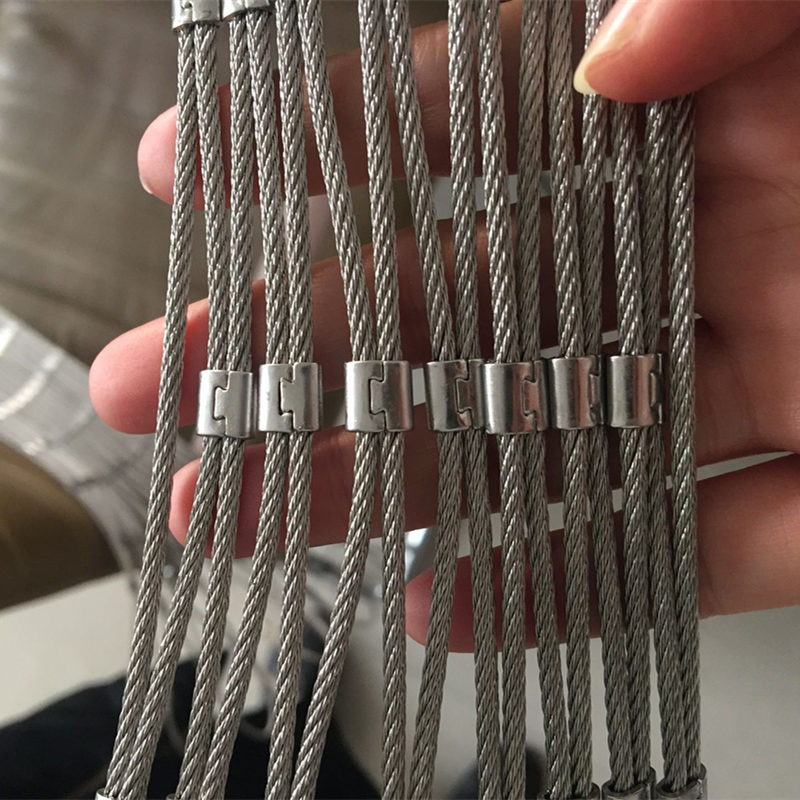X-tend stainless steel cable mesh for stairs railing