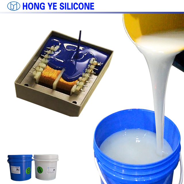 Electronic potting silicone rubber for electronic encapsulation