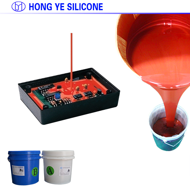 Electronic potting silicone rubber for electronic encapsulation