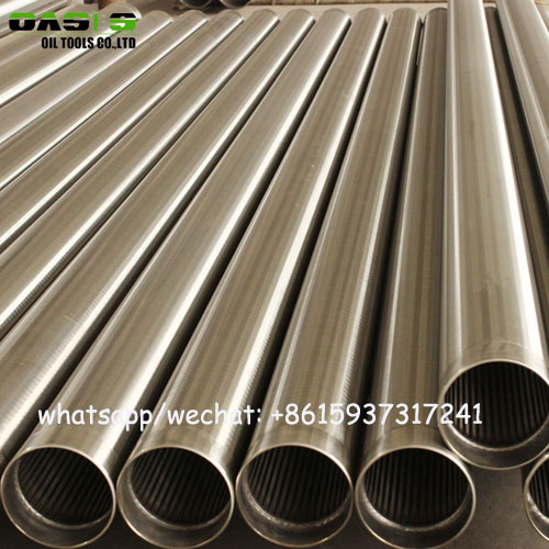 API STC Thread End Continuous Slot Johnson Wire Wrap Water Well Screens Pipe