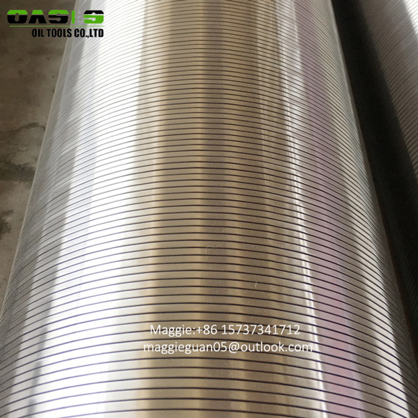 Stainless steel 304 of Pipe sand control wire wrapped Screen filters for deep water well drilling