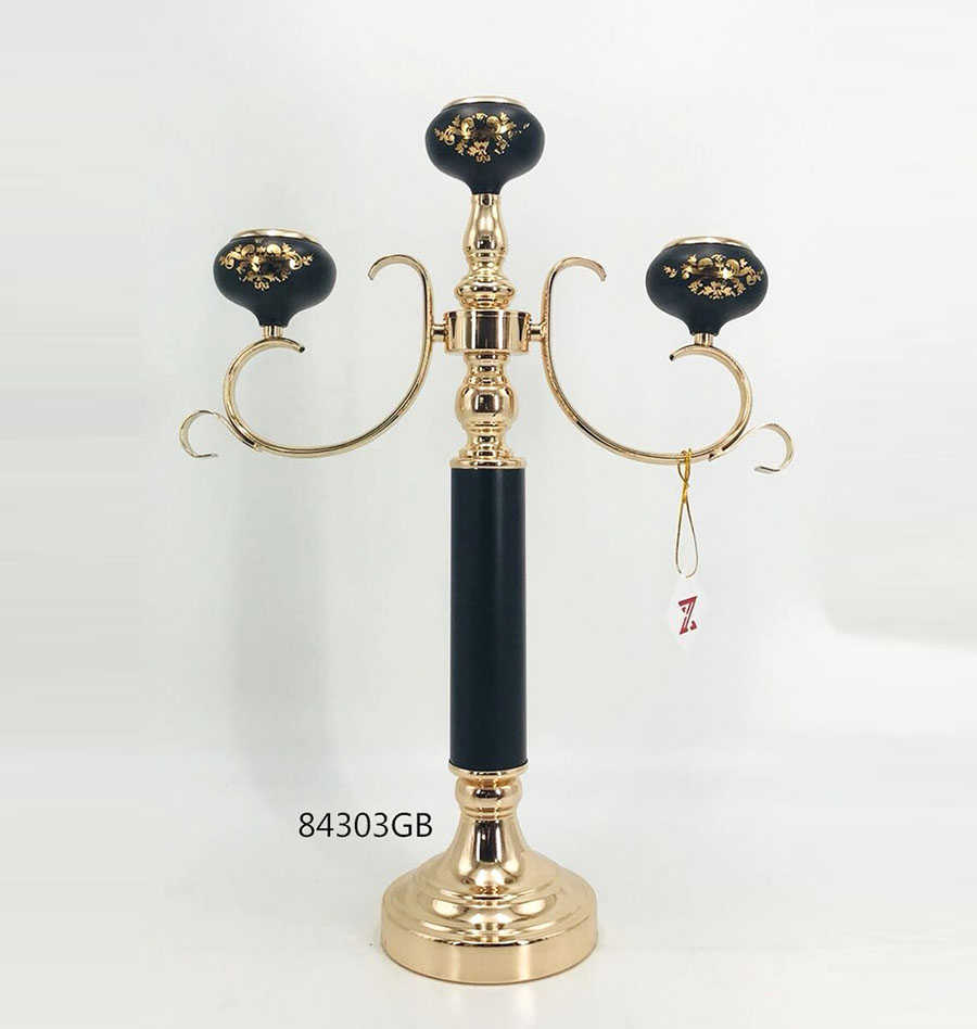 modern gold metal candle holder from china