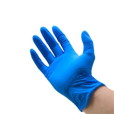 Blue Medical Examination Nitrile Disposable Glove