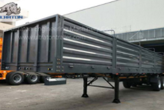 3轴40英尺平板式集装箱运输拖车