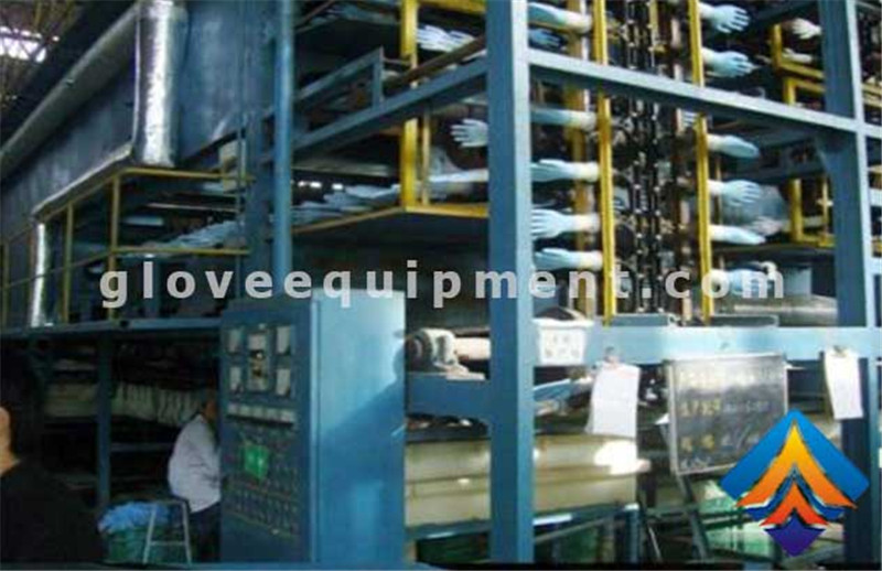 Latex gloves production line