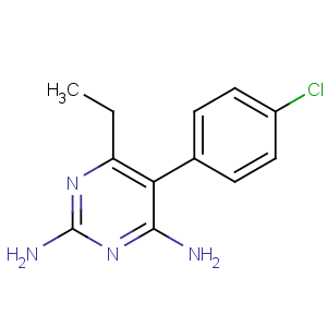 2,4 - пиримидиндиамин, 5- (4 - хлорфенил) - - 6 - этил - 1