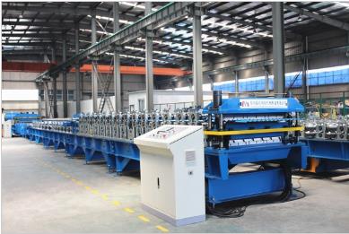 Double Layer Metal Profile Roll Forming Machine