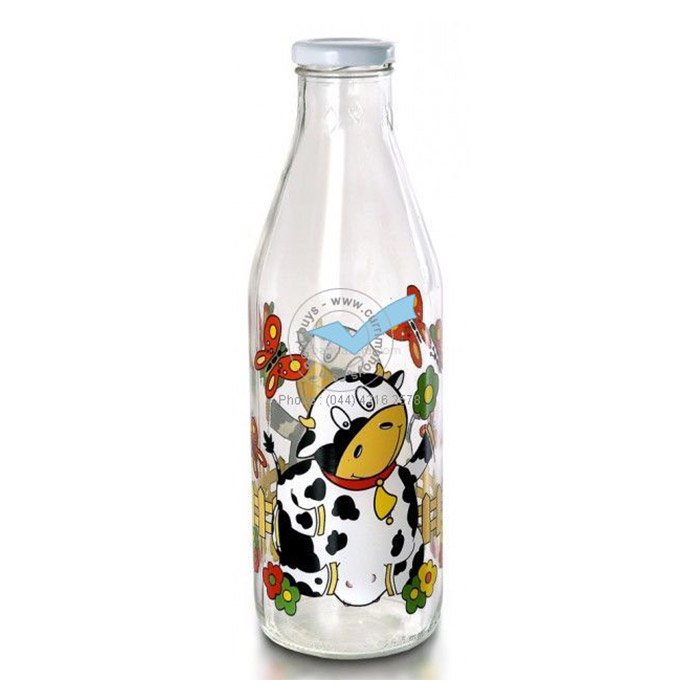 500ml milk glass bottle