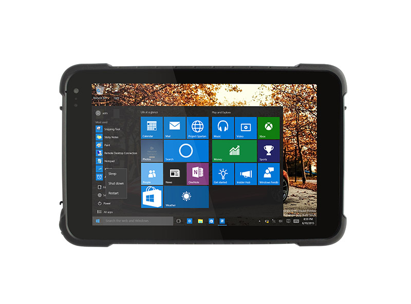 IP67 Waterproof 8 inch NFC Industrial Rugged Tablet PC