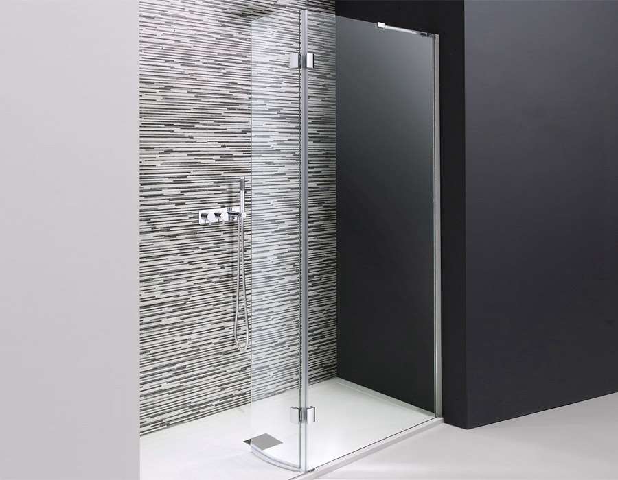 Walk in Easy Access Shower Wall with Pivot Panel, AB 4517