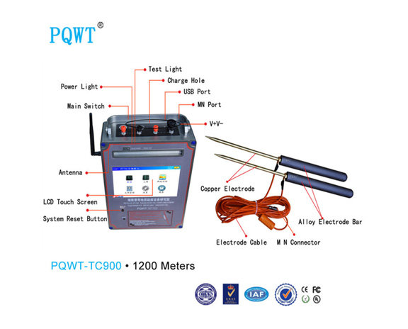Automatic Mapping Water Detector PQWT-TC900
