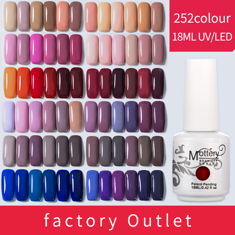 Professional Wholesale Soak Off UV Gel Nail Polish 252 Color Lasting 2 months